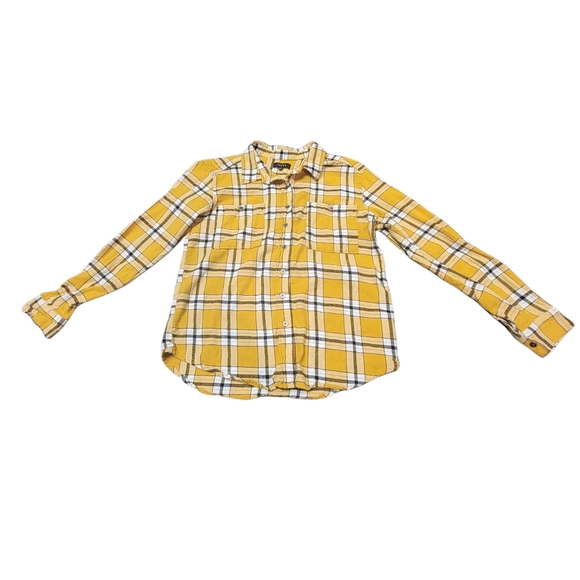 Pacsun yellow flannel     b1 - Picture 2 of 6